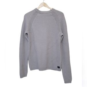 Madison Supply Cotton Cable Knit Sweater Medium